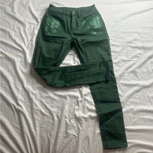 Her Universe Destination Disney Little Mermaid Ariel Green Jeans Size 0
